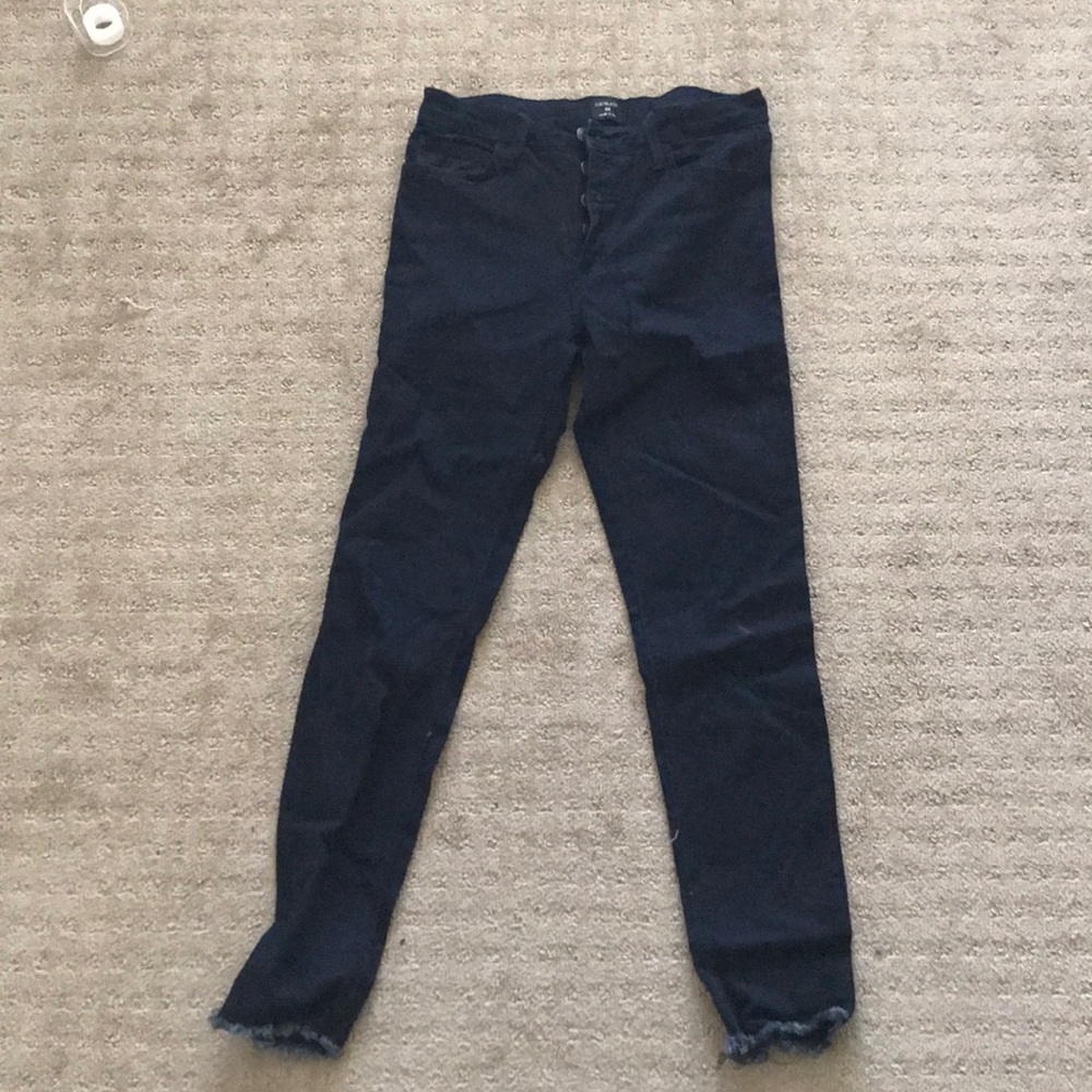 High waisted jeans
